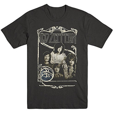 Led Zeppelin 1969 Band Photo Mens T-shirt